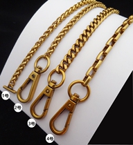 Slide gold light ancient gold metal chain bag belt bag chain chain shoulder oblique cross single buy is not easy to fade