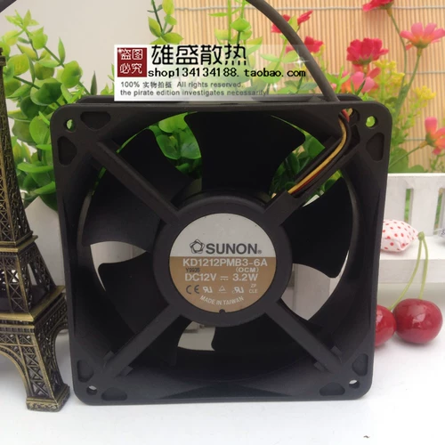 Sunon Jianzhang KD1212PMB3-6A 12 В 3,2 Вт Компьютерный шасси большой и тихий
