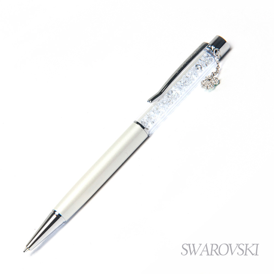 SWAROVSKI施华洛世奇水晶圆珠笔(幸运草坠饰)