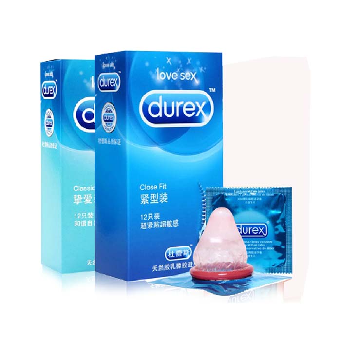 杜蕾斯避孕套超薄紧型激情挚爱装共24只 安全套正品成人计生用品