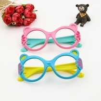 Childrens toys glasses frame cartoon boy cute girl tide Princess Korean version of children ultra light baby decoration glasses frame