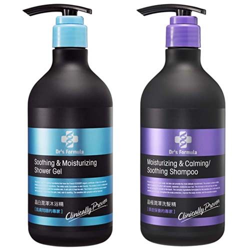 台湾官网直邮进口【台塑生医】晶极润泽洗发精(580g*3入)+晶白润(