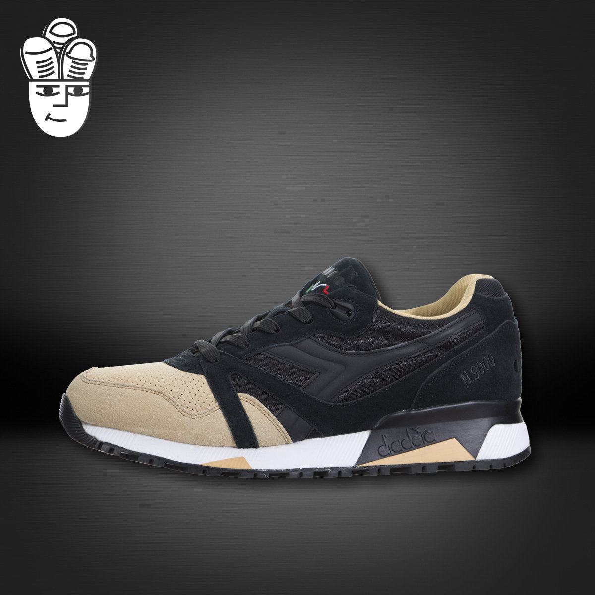 Diadora N.9000 Double 迪亚多纳男子复古跑鞋 运动休闲鞋 多色入