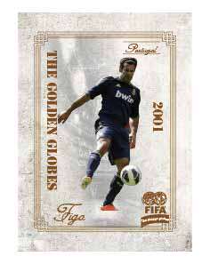 2001 World Player of the year Figo refracts star card-Taobao