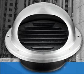 201 stainless steel vent, flue ventilation ball, exhaust outlet, outer wall windshield exhaust outlet