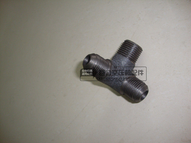 Air compressor three-way elbow Dafeng 0 12 0 17 0 25 0 36 air compressor accessories