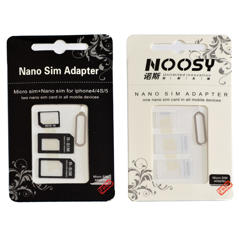 Noosy Noosy SIM card set sim card card holder small card to large card large card restore adapter with card needle