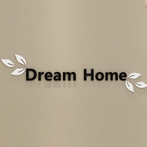 Creative wooden 3D three-dimensional letter wall stickers TV background wall decoration living room removable wall stickers decoration wedding room