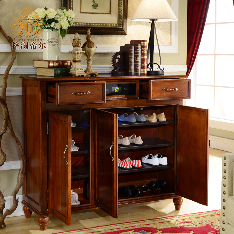 格澜帝尔美式电子消毒两三门鞋柜YY934