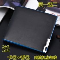 New Fashion Korean version Soft leather wallet Mens short money Business youth Multi-card Money clip Thin Student Tide