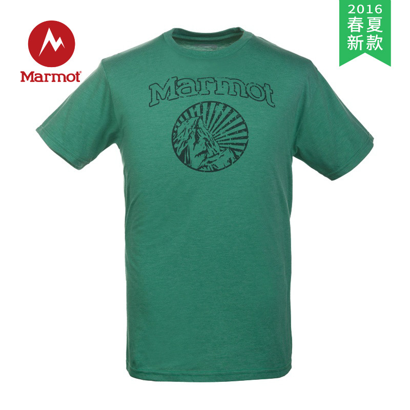 【2016春夏新款】MARMOT/土拨鼠 男款短袖棉T恤 61700