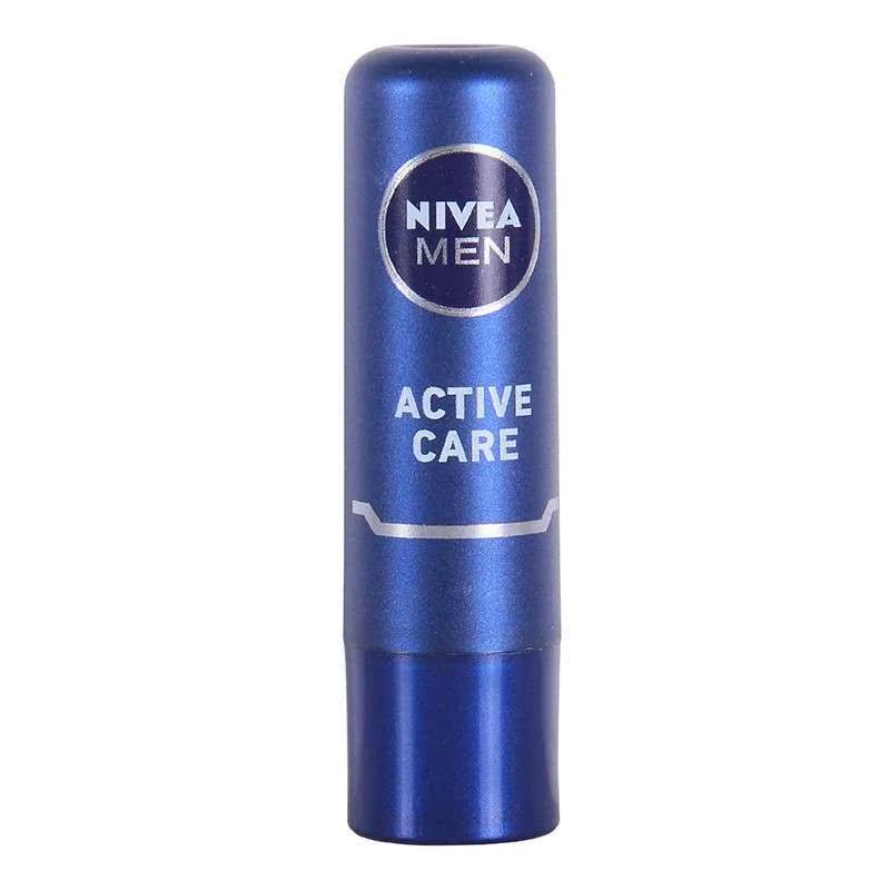 Nivea/妮维雅男士唇膏4.8g无色无味 护唇 滋润补水 去死皮