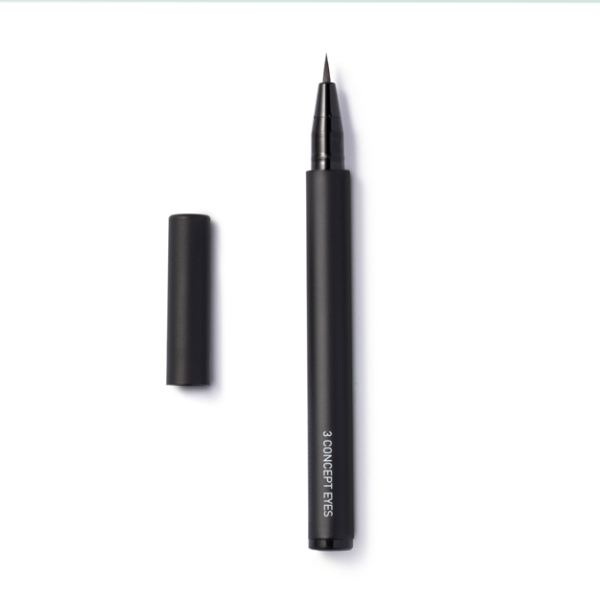 韩国3CE超细不晕染黑色眼线液笔#BLACK0.9ml 香港直邮正品