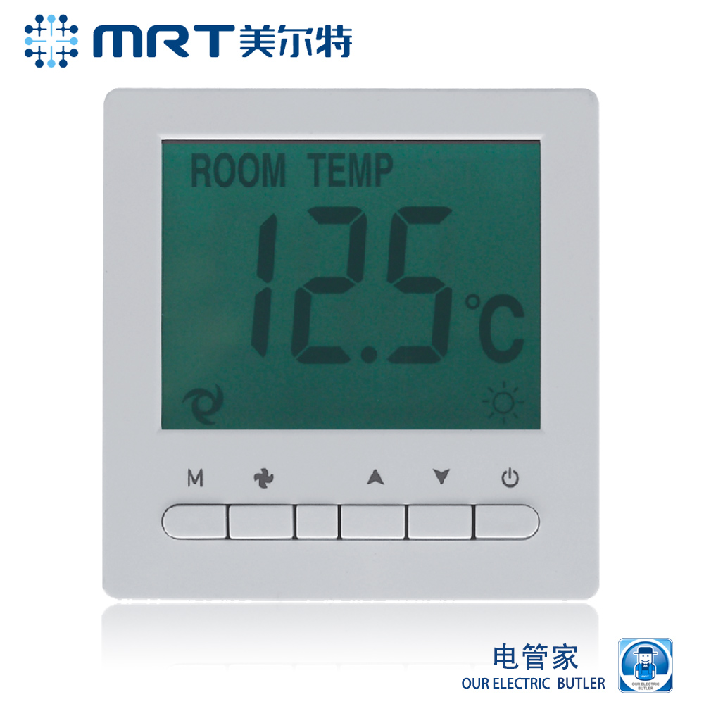 Meteor Central Air Conditioning Switch Panel Central Air Conditioning Liquid Crystal Temperature-controlled Switch Air-conditioning Ventilator Throttle Switch