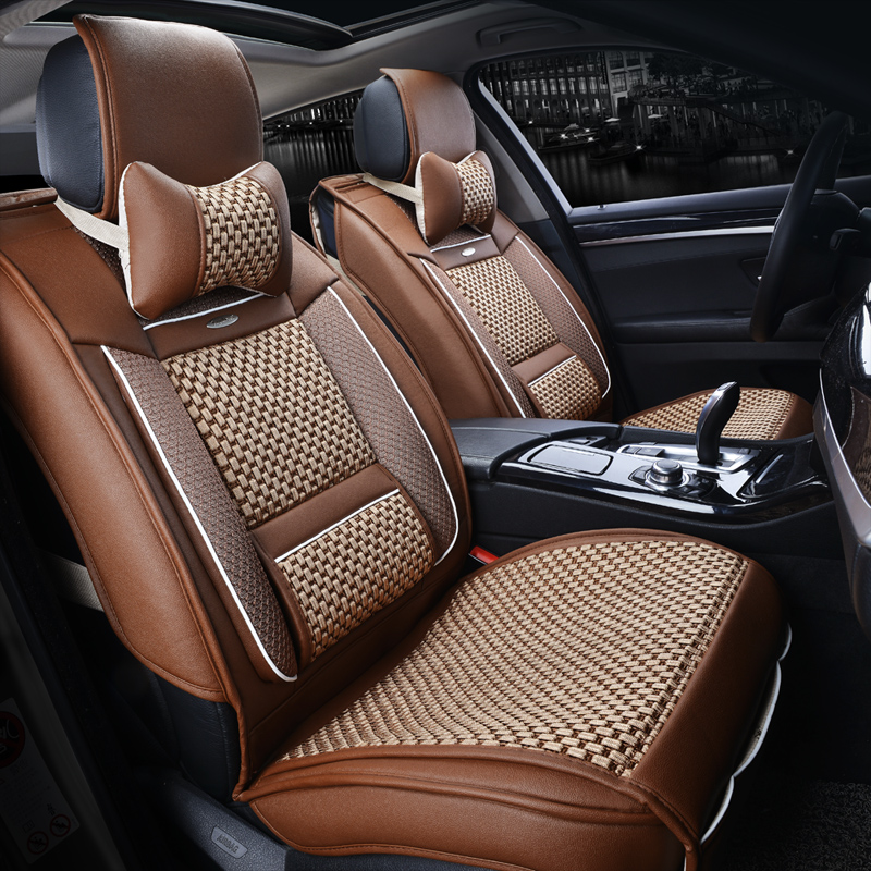 四季通用汽车座套新款座椅套夏季冰丝透气座垫套荣威车系全包座位