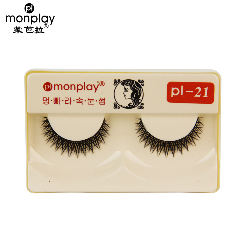 【天猫超市】monplay蒙芭拉浓密交叉眼尾型嫁接毛pl-21 一对装