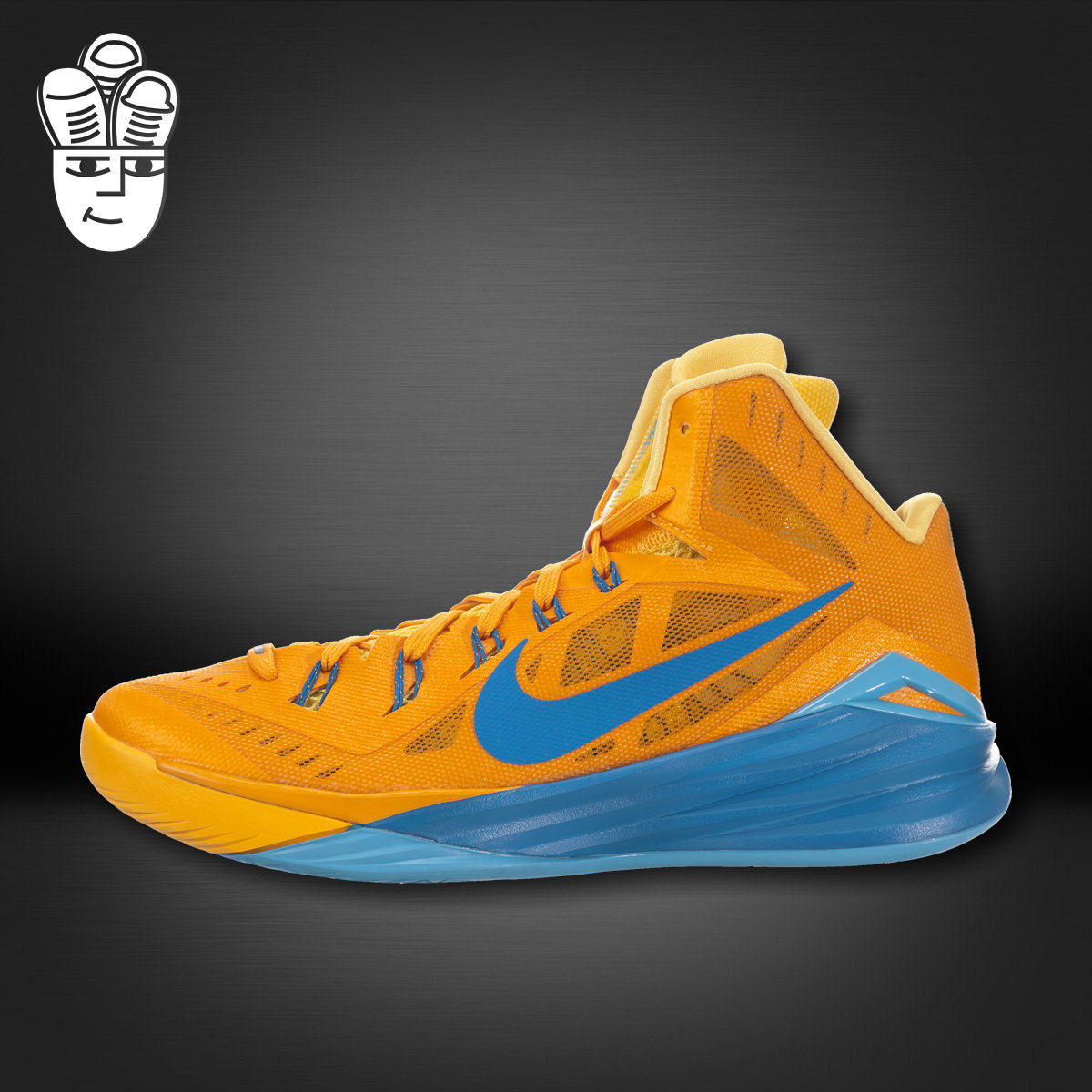 Nike Hyperdunk 2014耐克男子篮球鞋 乳腺癌配色泼墨设计653640