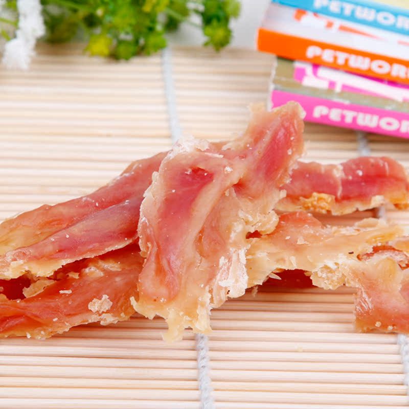 简装乳酸菌鸡肉扭丝100G 狗零食 宠物零食 狗零食 泰迪零食狗肉条