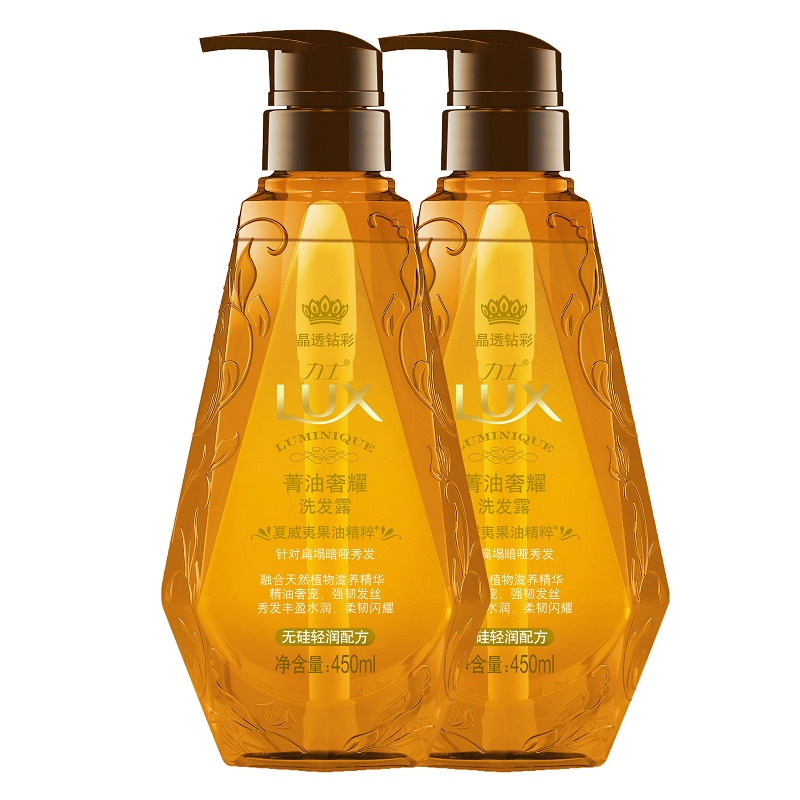 【天猫超市】力士菁油奢耀洗发露450ml*2 无硅油洗发水 小晶钻