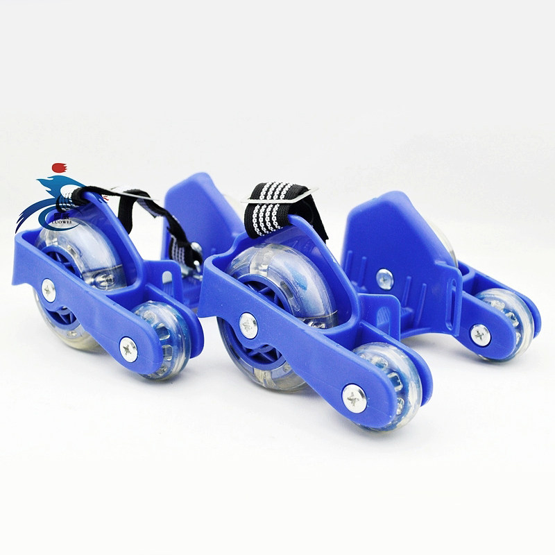 Mobility tool wind fire roller skating shoelace auxiliary wheel four-wheeled walking shoes children's star wheel slippery wheel
