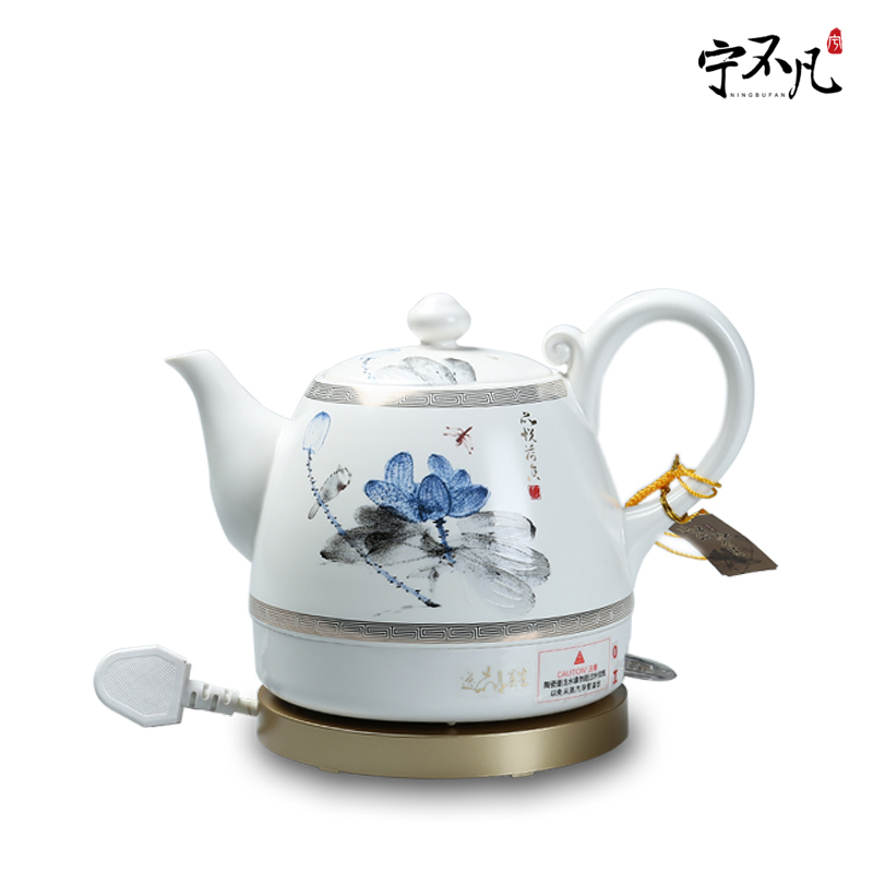 Rather uncommon ceramic electric kettle automatically sheung shui power tea kettle boil with curing pot of the teapot