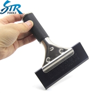 Car Cling Film Tool Imported Cattle Fascia Scraping Stainless Steel Handle Glass Cleaning Squeegee Bull Fascia Rushing Water Squeegee