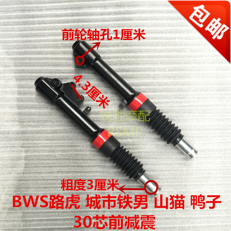 Locomotive BWS Lynx Land Rover 30 core disc brake front shock absorber shock absorber 10mm axle hole front fork pair price