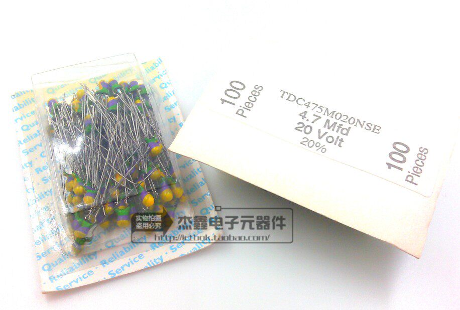TDC475M020NSE imported direct tantalum capacitor 4.7UF 4.7MFD 20V 20%