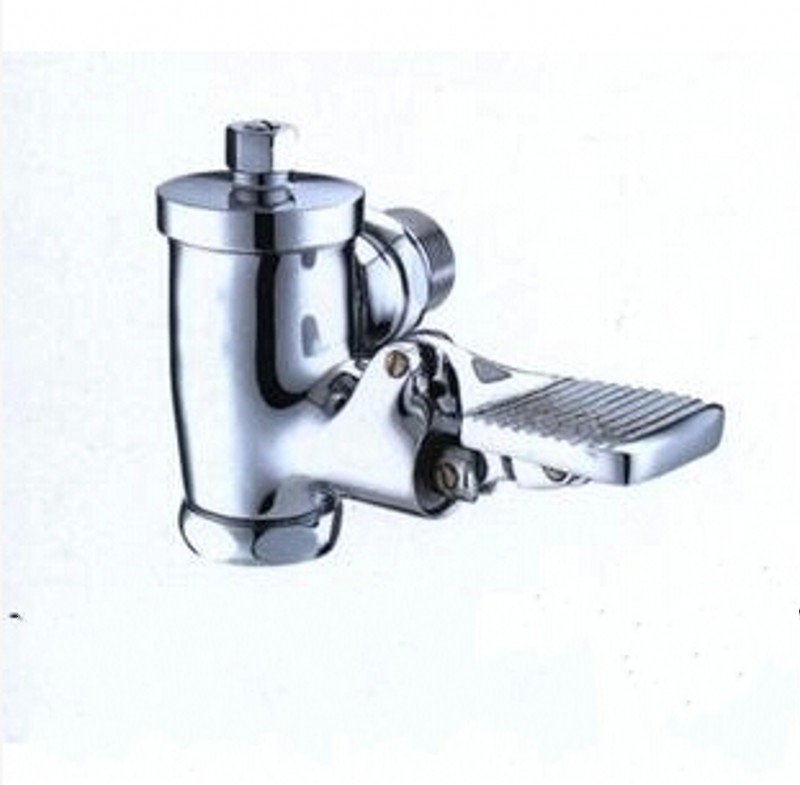 Kunquan all copper foot flush valve squatting toilet urinal flush valve foot flusher factory direct sales