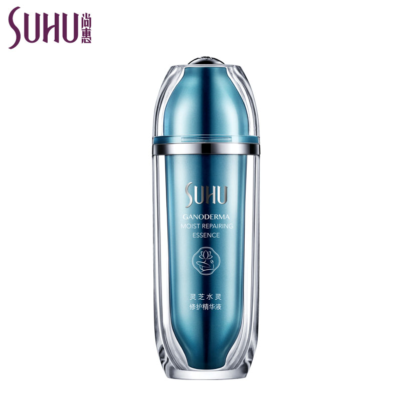 SUHU尚惠灵芝水灵修护精华液30ml 深层锁水保湿抚平细纹面部精华