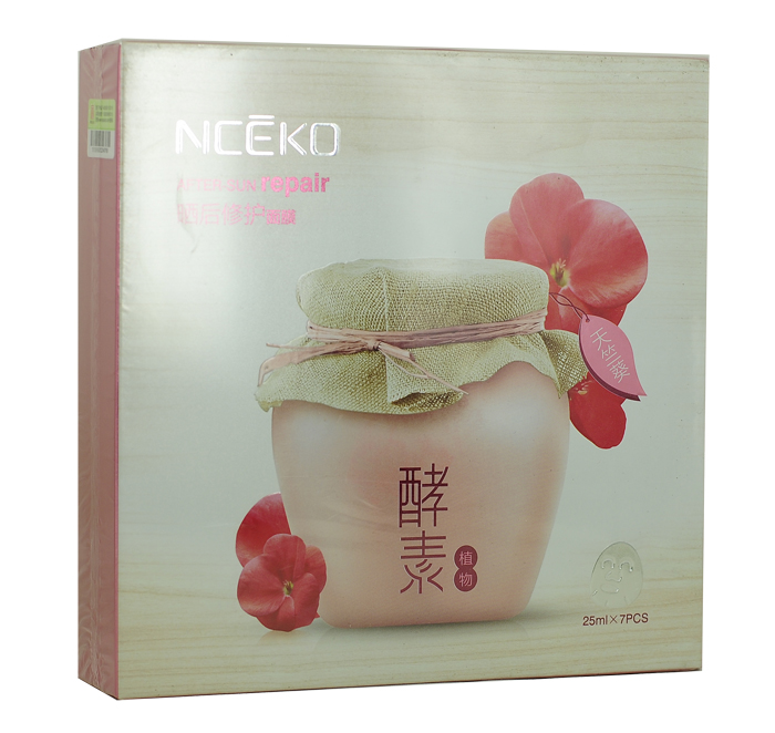 丽颜世家酵素水果系列晒后修护面膜天竺葵7片蚕丝面膜