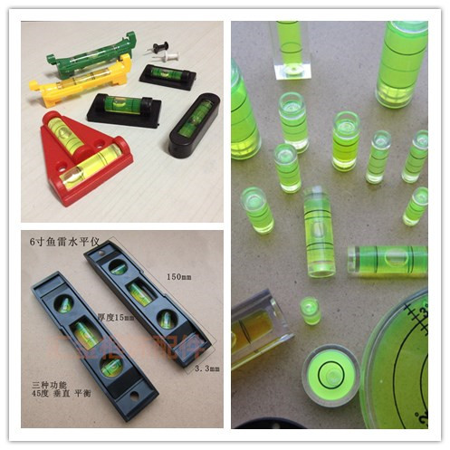 Manufacturers direct cylindrical horizontal bubble horizontal bubble level ball level balancing frame installation accessories