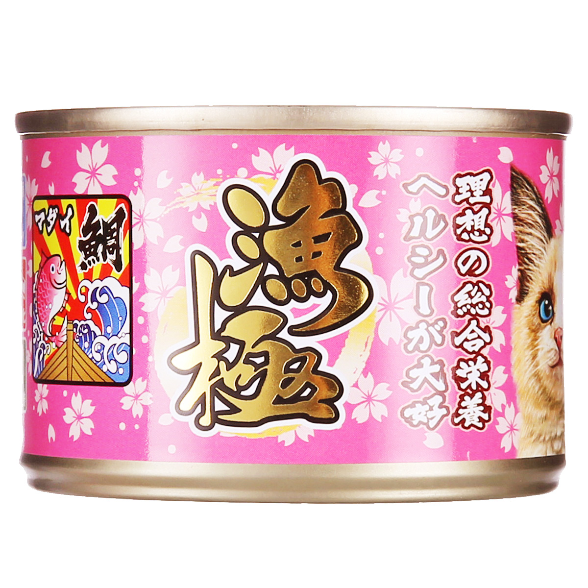 波奇网 宠物猫罐头湿粮猫零食渔极-金枪鱼+红鲷鱼160g AK04猫罐头