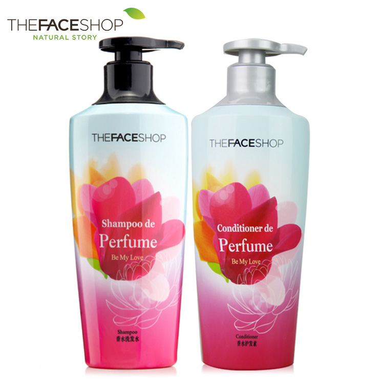 The Face Shop/菲诗小铺香水洗发护发套装 400ml*2 持久留香