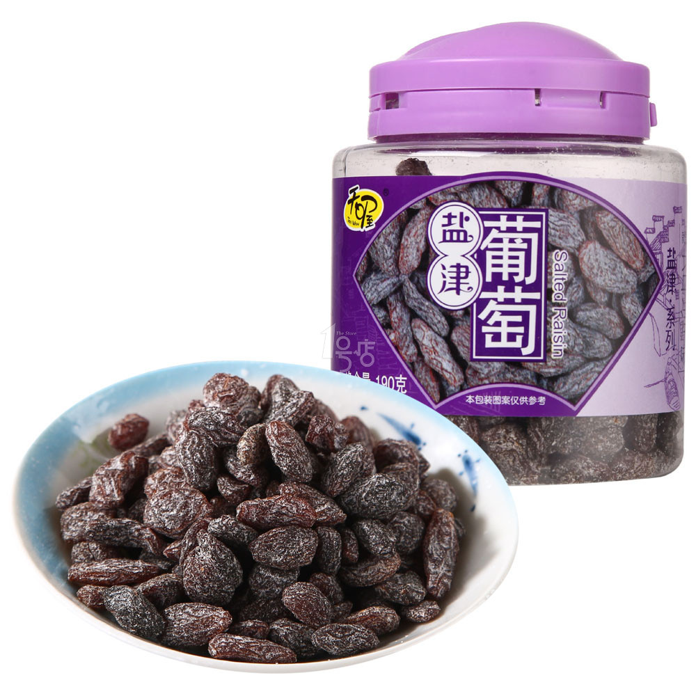 天喔 盐津葡萄190g/瓶 一号店
