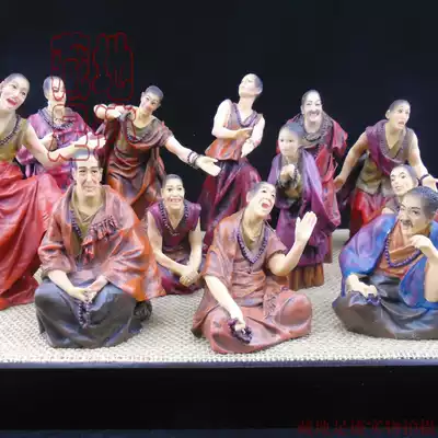 Tibetan characteristics Tibetan temple debate lama decoration simulation character shape exquisite refined craft gift decoration