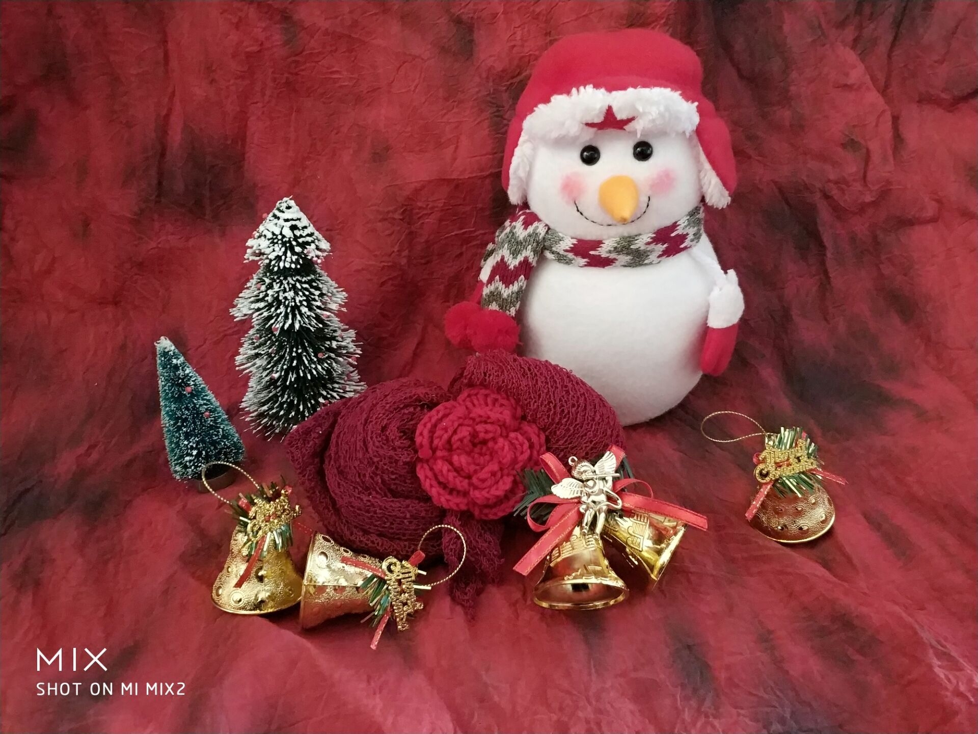 New photography props Christmas newborn hundred days props decoration Christmas suit decoration Christmas combination