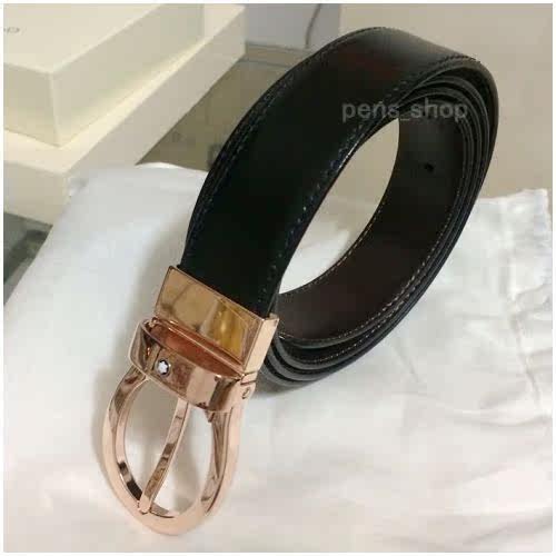 montblanc rose gold belt