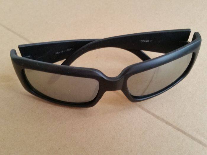 01 Sun Glasses Goggles Glistening Glasses Anti Glare Sun Glasses Black Frame Cool Sunglasses Martial Windproof Sunglasses