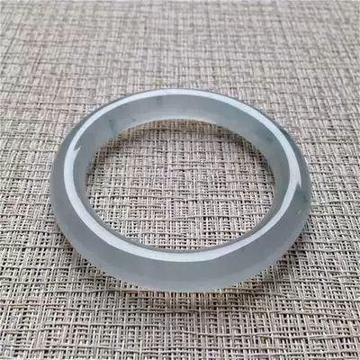 Ice seed floating flower round bracelet Myanmar natural old pit A goods jade jade jade bracelet women with certificate KQ009