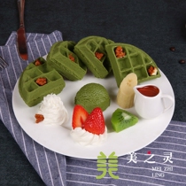 Man coffee food model spot simulation matcha muffin waffle model Western restaurant display dish appearance products
