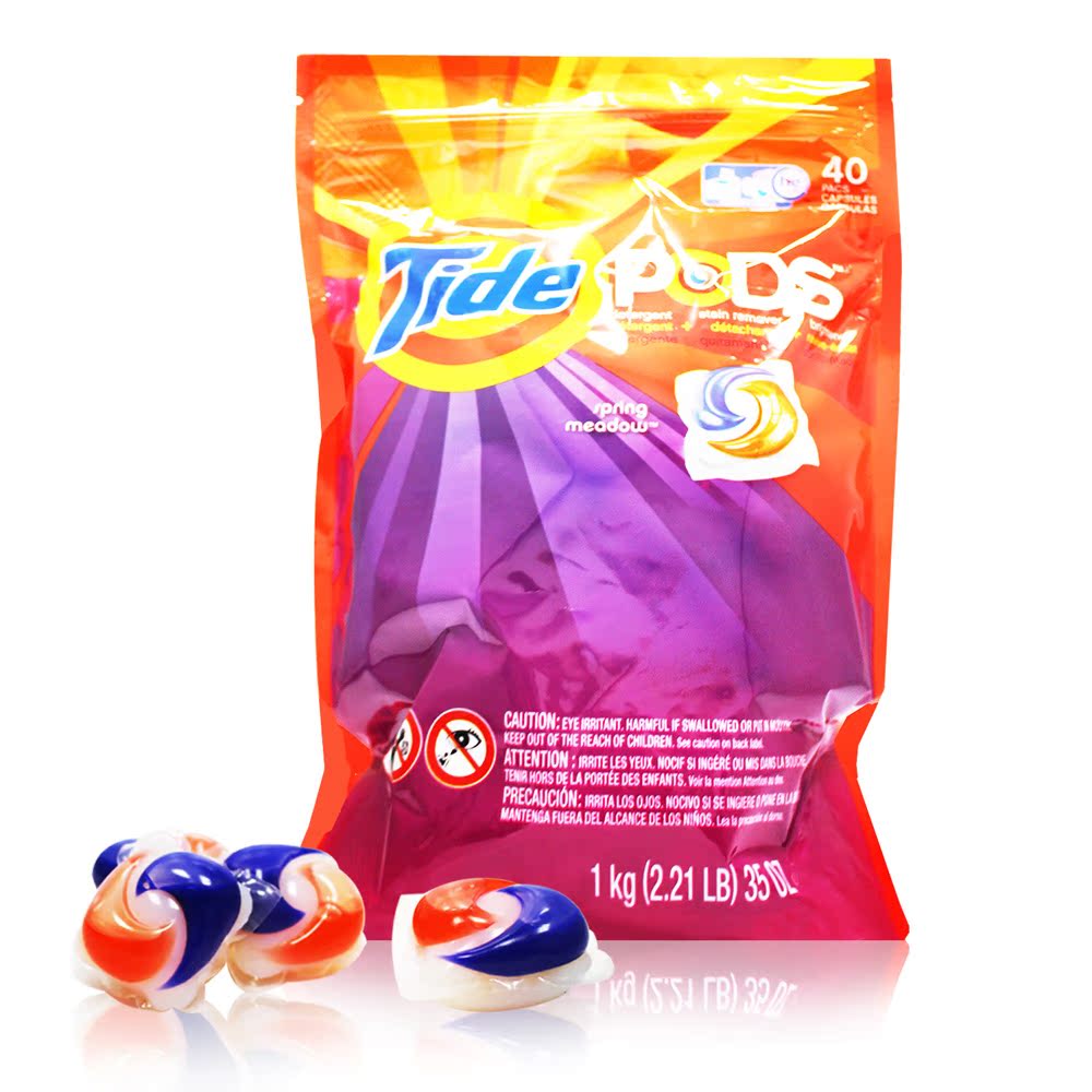 【美国进口 Tide】魔法洗衣凝胶球40入(1Kg/35oz)