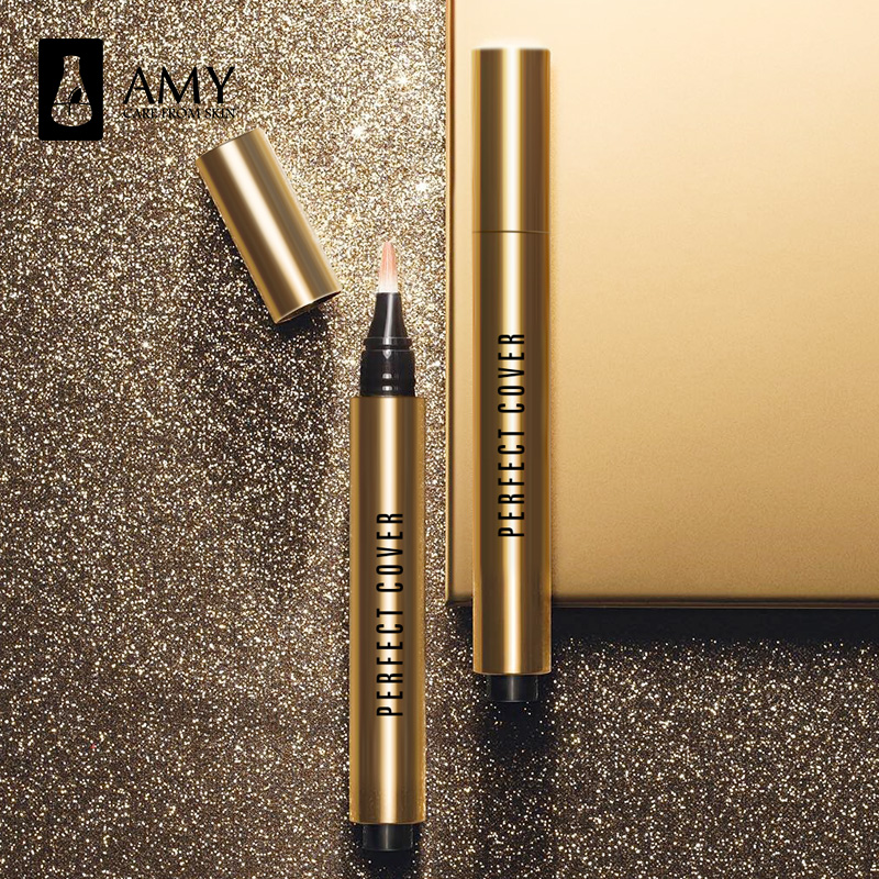 Amy/安美遮瑕液遮黑眼圈遮瑕膏雀斑痘印疤痕遮瑕笔唇部遮瑕打底膏
