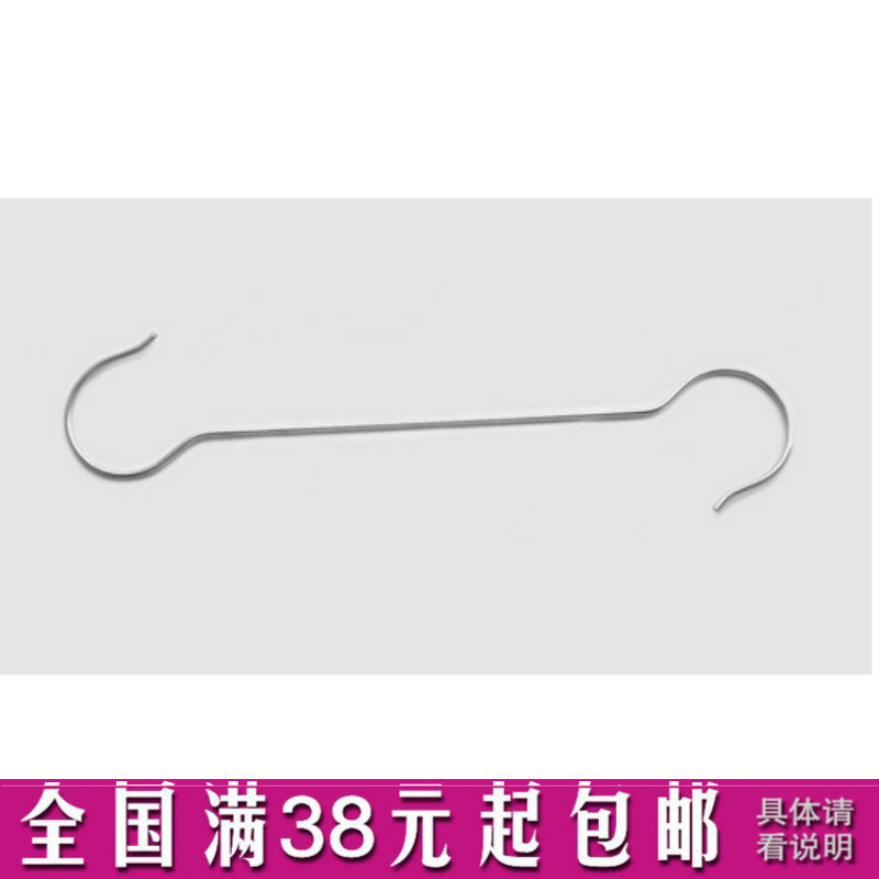 40cm super long stainless steel s hook small door S hook S hook Balcony hook Universal hook Extended hook Load-bearing