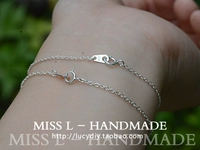 YC06 handmade vòng tay bạc sterling sterling hoàn thành nút chuỗi có thể được mở để đeo / treo hạt vòng tay hermes