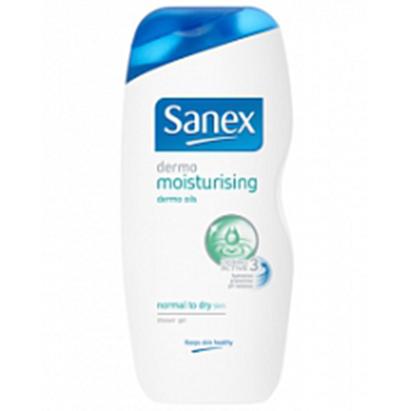 【荷兰直邮】美国Sanex正常至干性皮质补水淋浴啫喱250ml