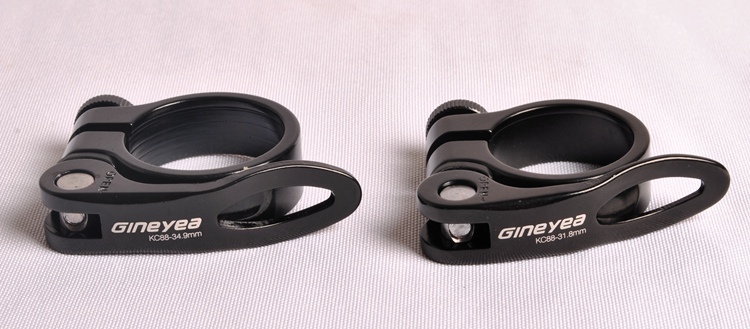 GINEYEA Jingye 34 9 and 31 8 quick detached seat tube clip black