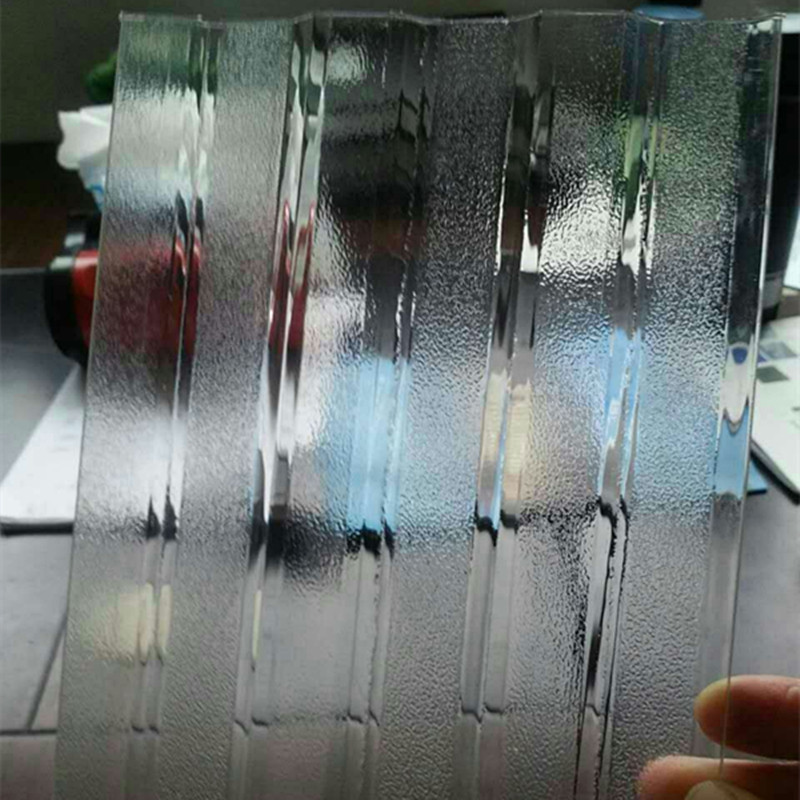 Factory direct PC cleaning board Small wave trapezoidal matte cleaning board Transparent blue brown, etc 1 2mm, etc