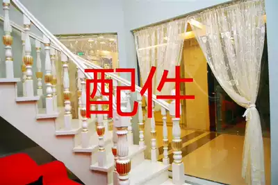Factory direct sales solid wood stair column handrail elbow and other stair installation accessories