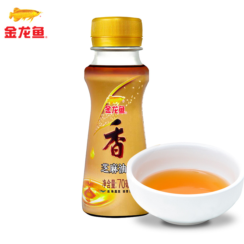 【天猫超市】金龙鱼 100%纯芝麻油70ml 香油